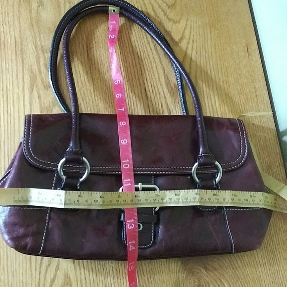 Giani Bernini Oxblood red handbag purse - Picture 5 of 5